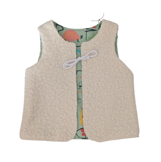 Gilet de berger 18 mois réversible