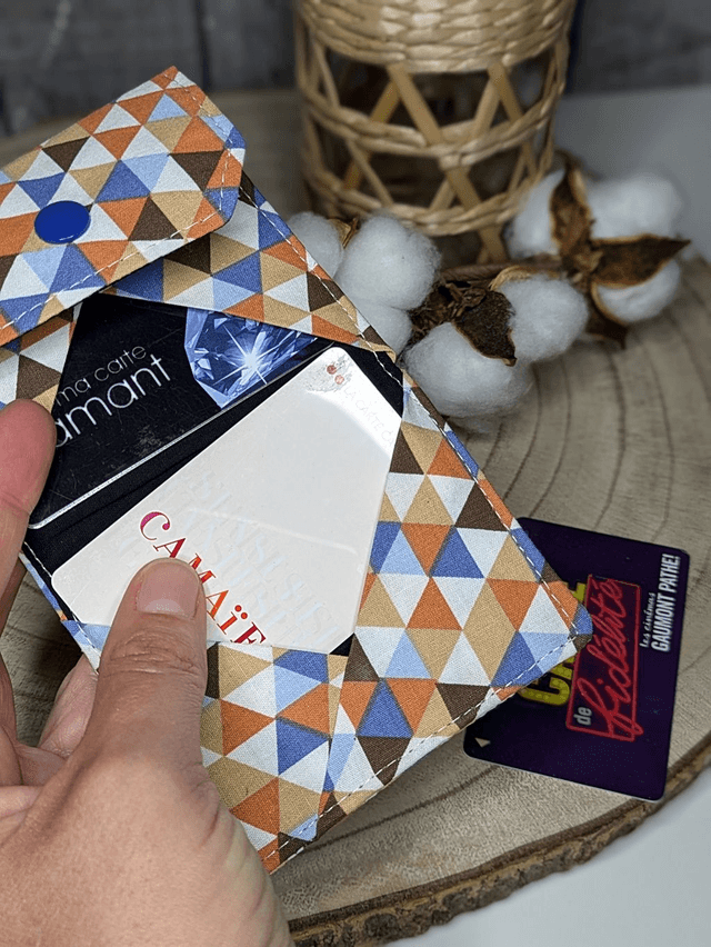 Porte-Cartes en Tissu