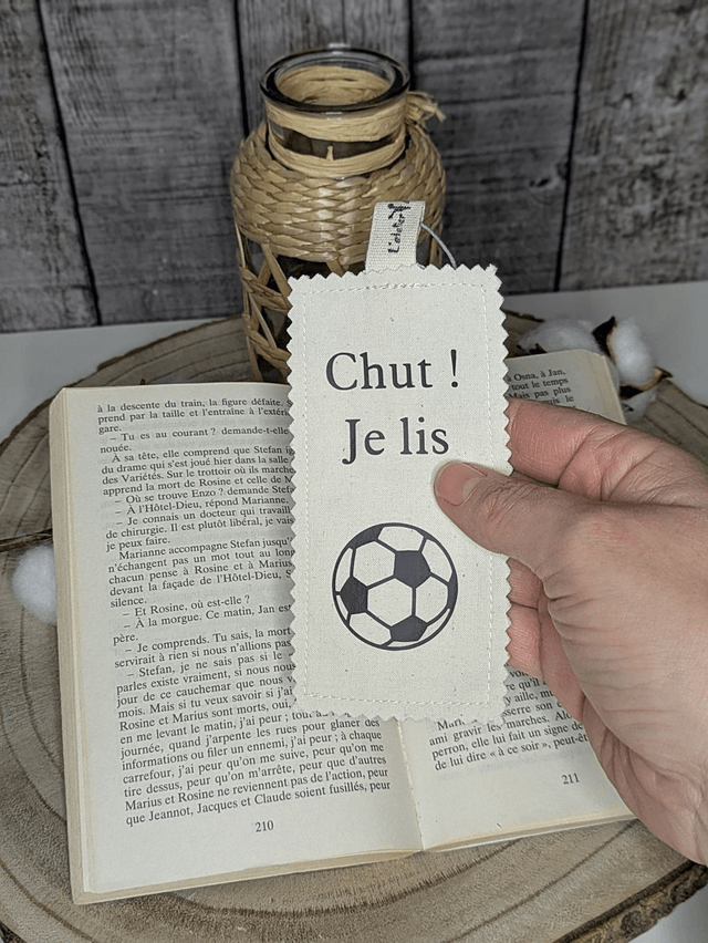 Marque-page en tissu