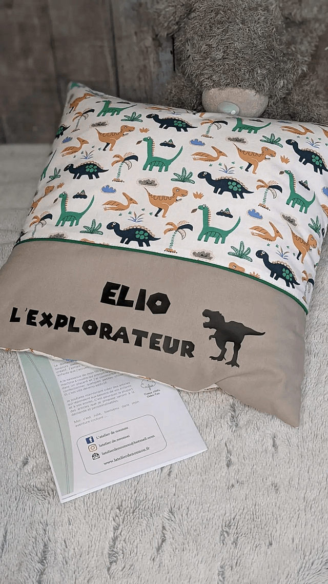 Personnalisation coussin