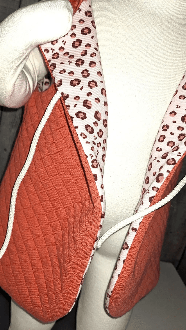 Gilet de berger 18 mois réversible