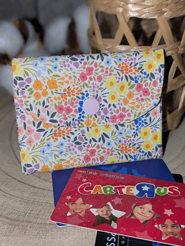 Porte-Cartes en Tissu