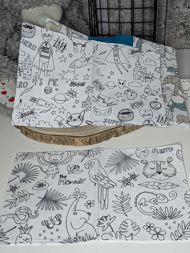 Livre coloriages lavables