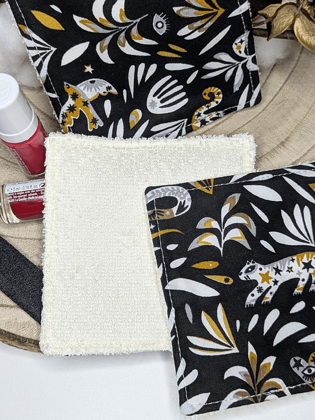 Lingettes lavables spéciales vernis à ongles