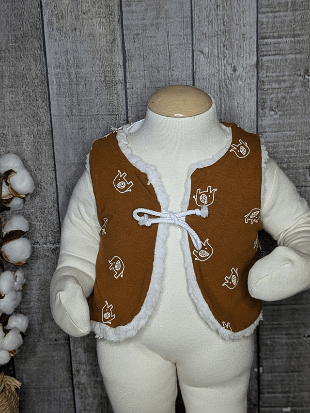 Gilet de berger 3 mois réversible