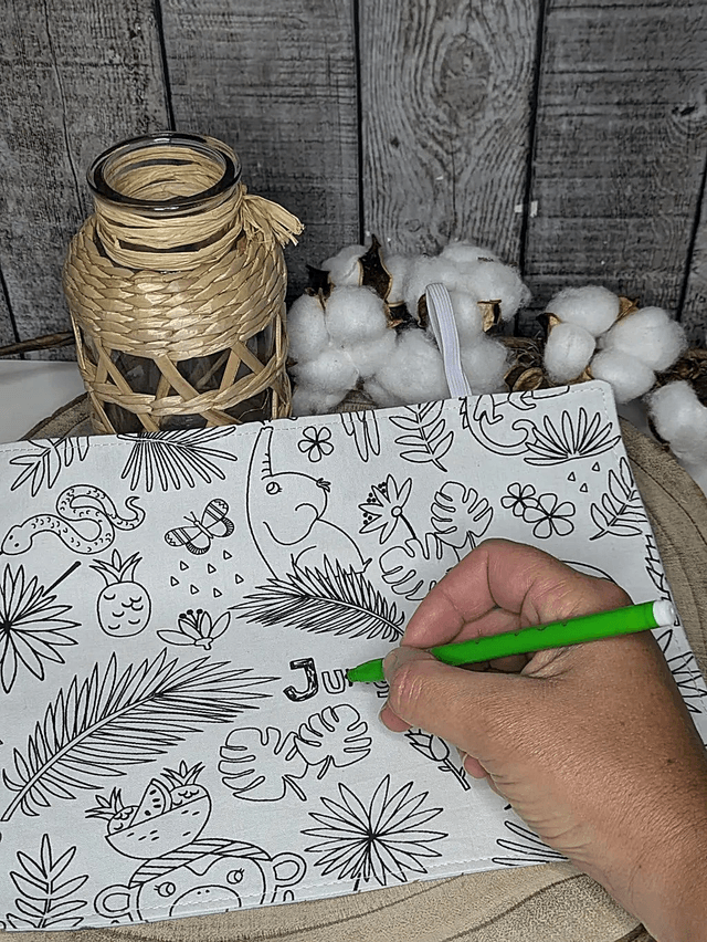 Feuille de coloriage lavable