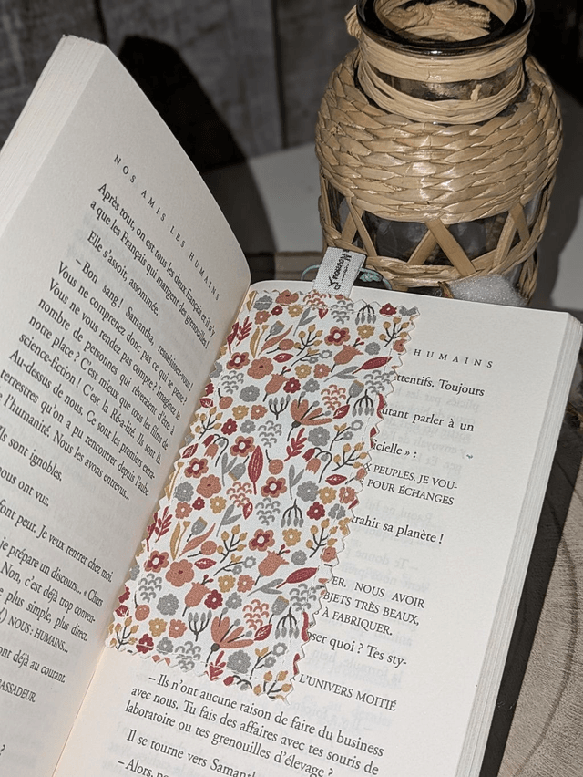 Marque-page en tissu