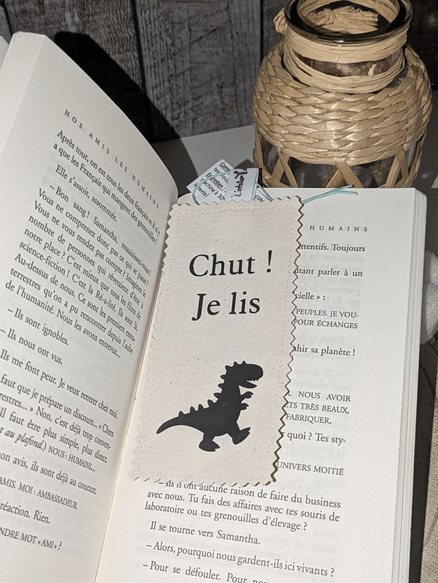 Marque-page en tissu