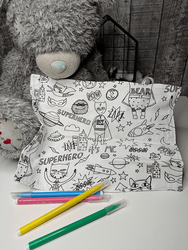 Feuille de coloriage lavable