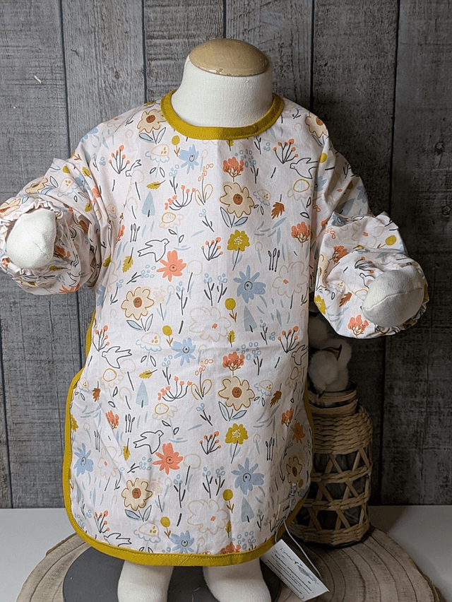 Tablier à manches longues imperméable (9-12 mois)
