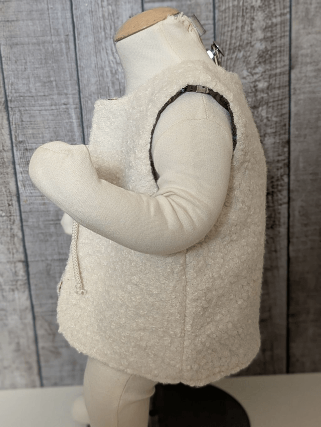 Gilet de berger 12 mois réversible