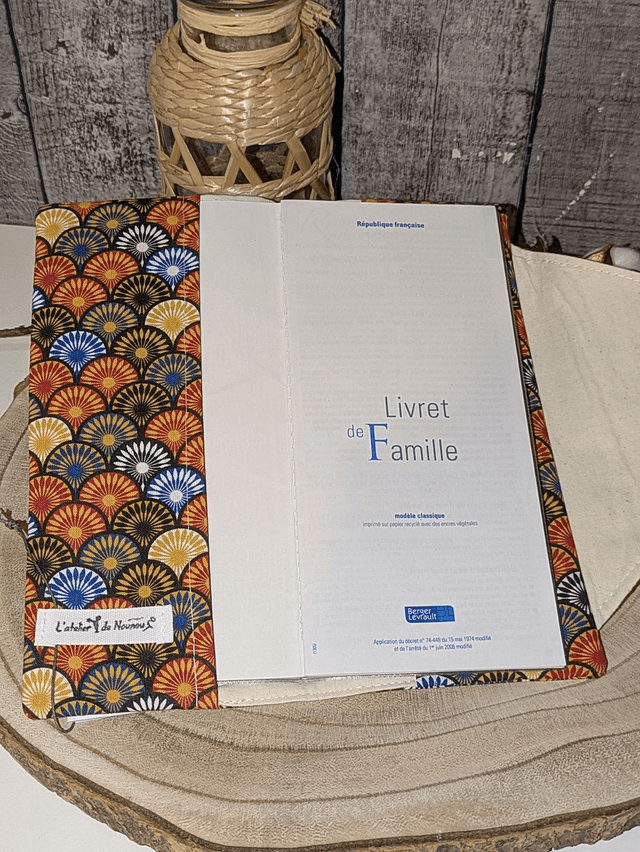 Protège livret de famille (personnalisable)