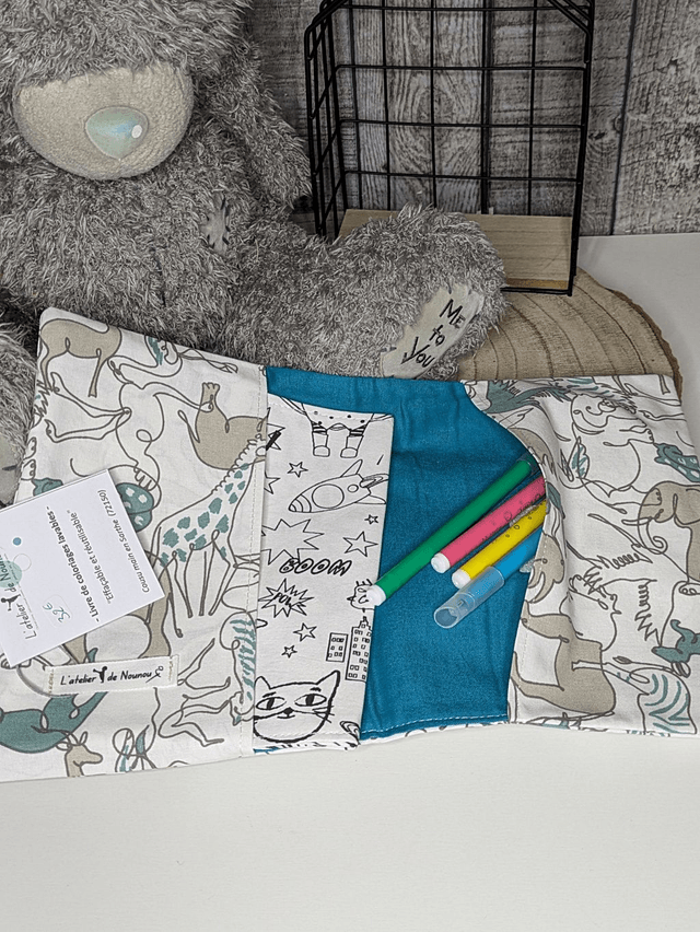 Livre coloriages lavables