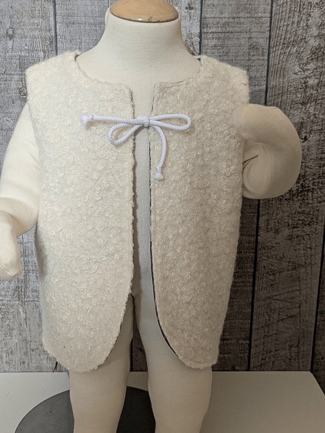 Gilet de berger 24 mois réversible