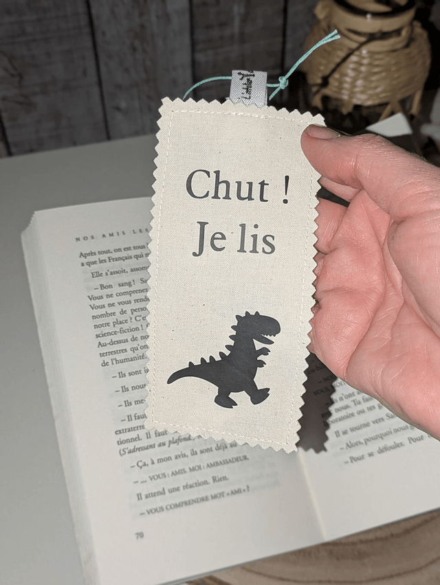 Marque-page en tissu
