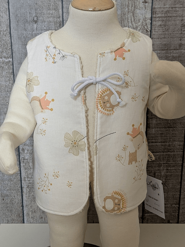 Gilet de berger 12 mois réversible