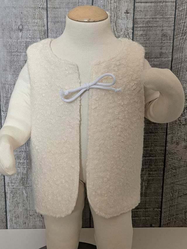 Gilet de berger 12 mois réversible