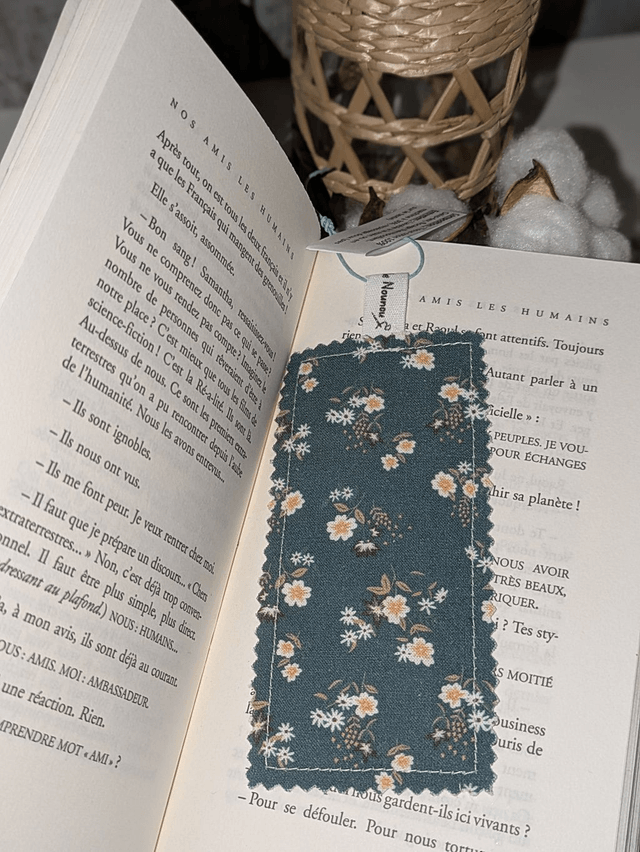 Marque-page en tissu