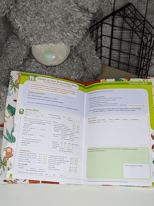 Protège carnet de santé