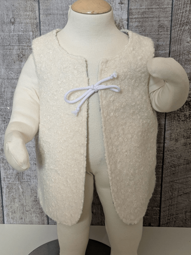 Gilet de berger 18 mois réversible