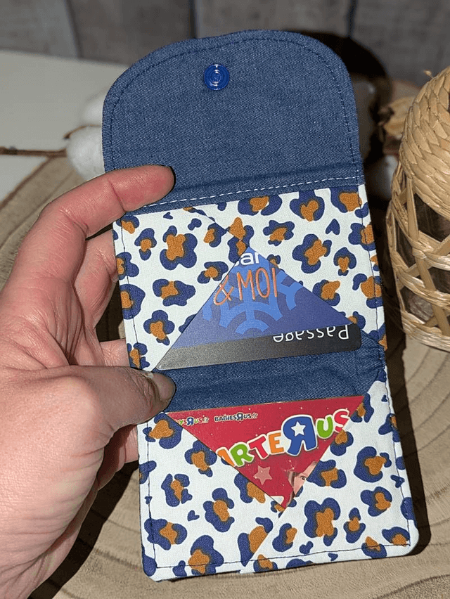 Porte-Cartes en Tissu