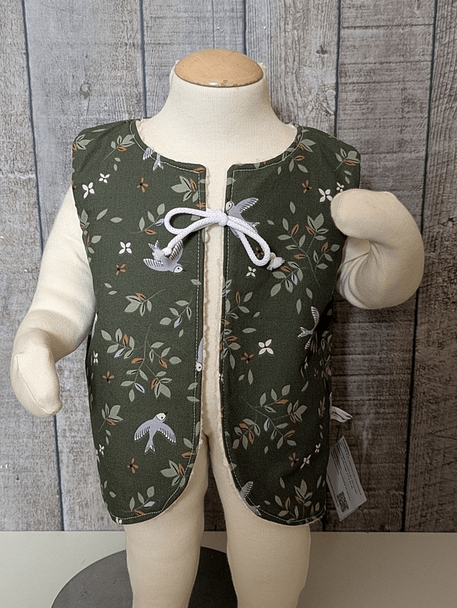 Gilet de berger 24 mois réversible