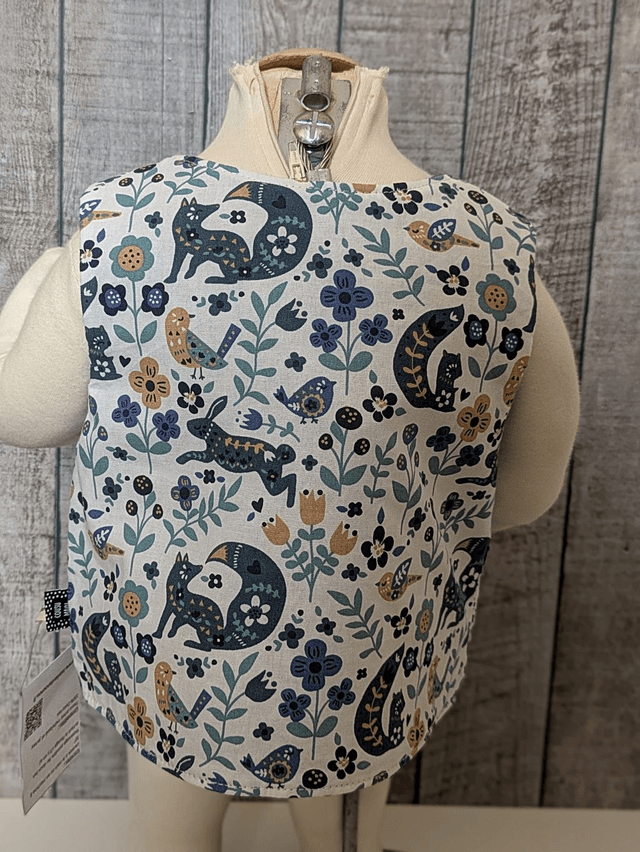 Gilet de berger 12 mois réversible