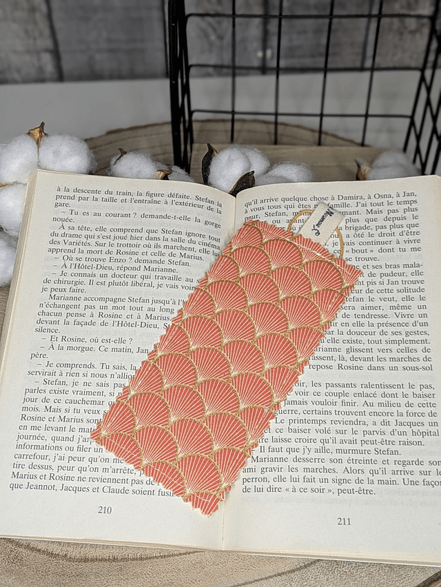 Marque-page en tissu