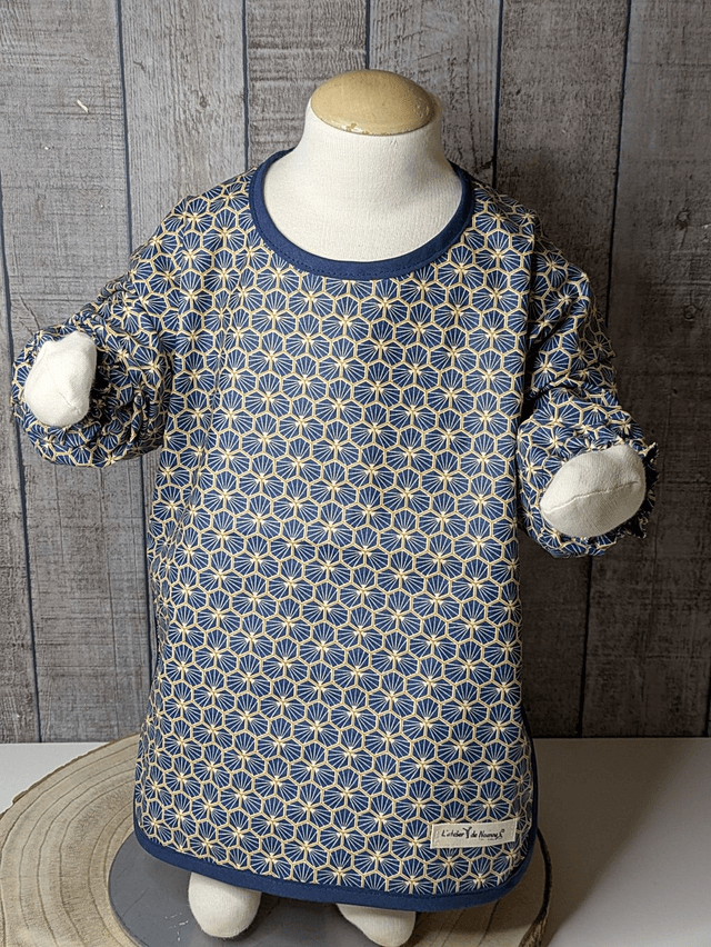 Tablier à manches longues imperméable (9-12 mois)