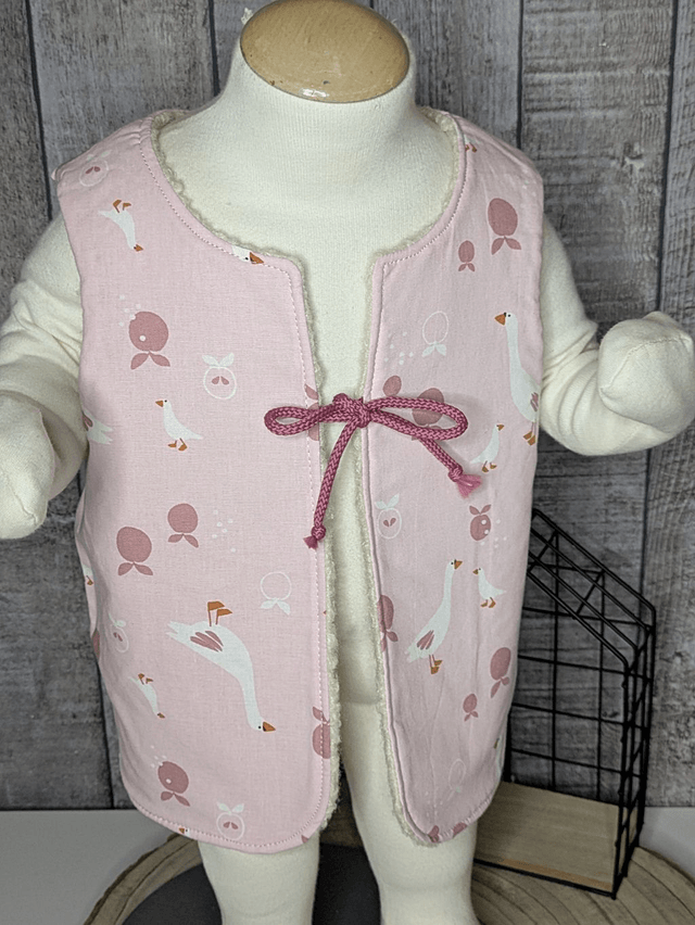 Gilet de berger 18 mois réversible