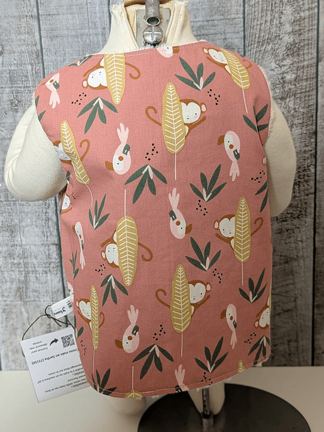 Gilet de berger 18 mois réversible 