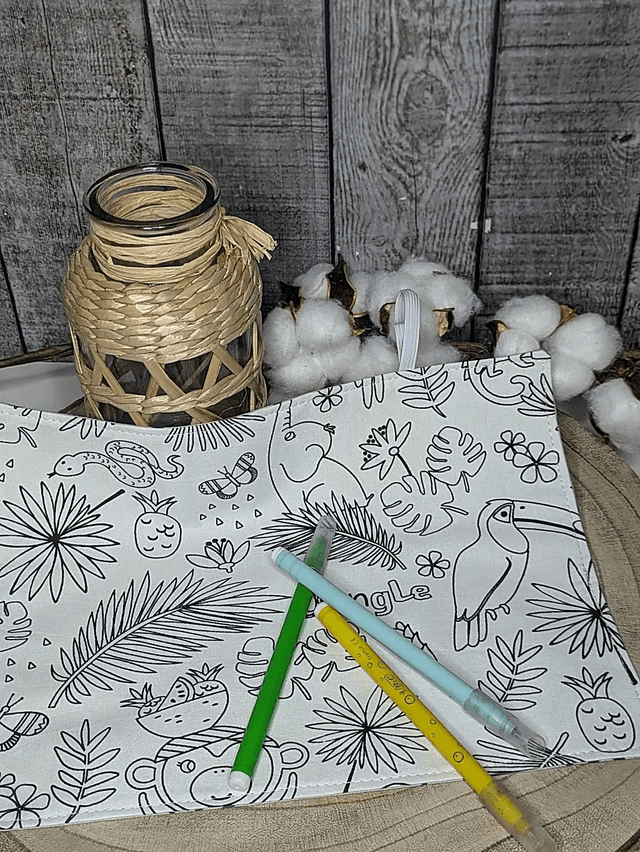 Feuille de coloriage lavable