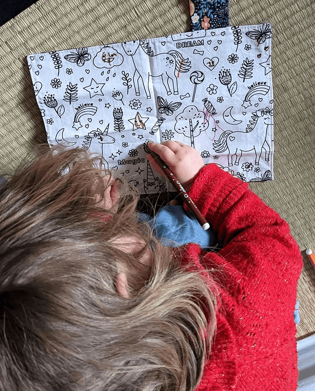 Feuille de coloriage lavable