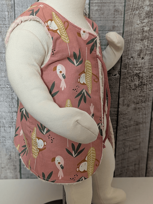 Gilet de berger 18 mois réversible 