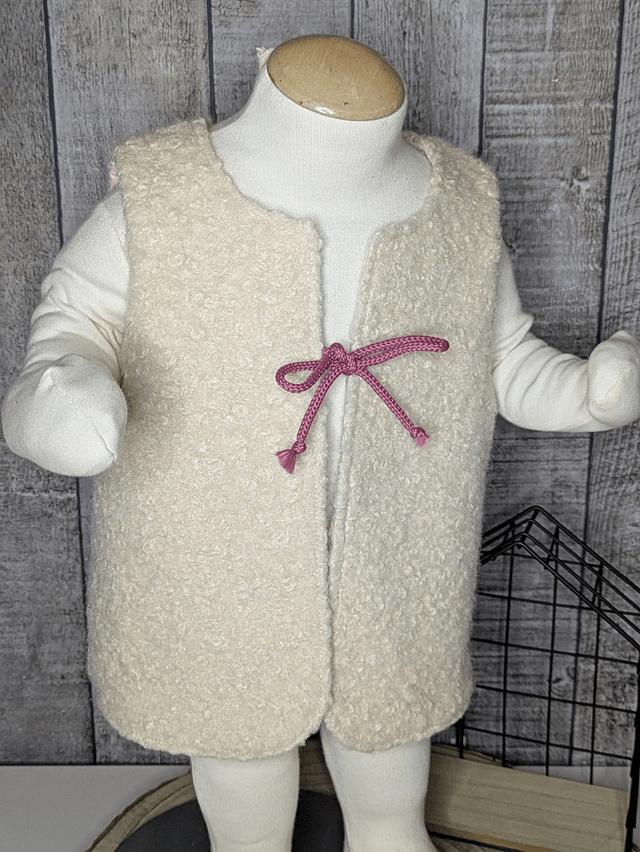 Gilet de berger 18 mois réversible