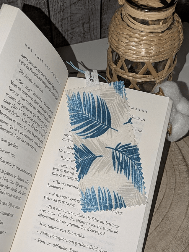 Marque-page en tissu
