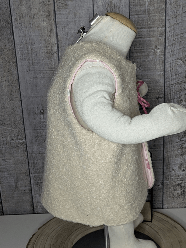 Gilet de berger 18 mois réversible