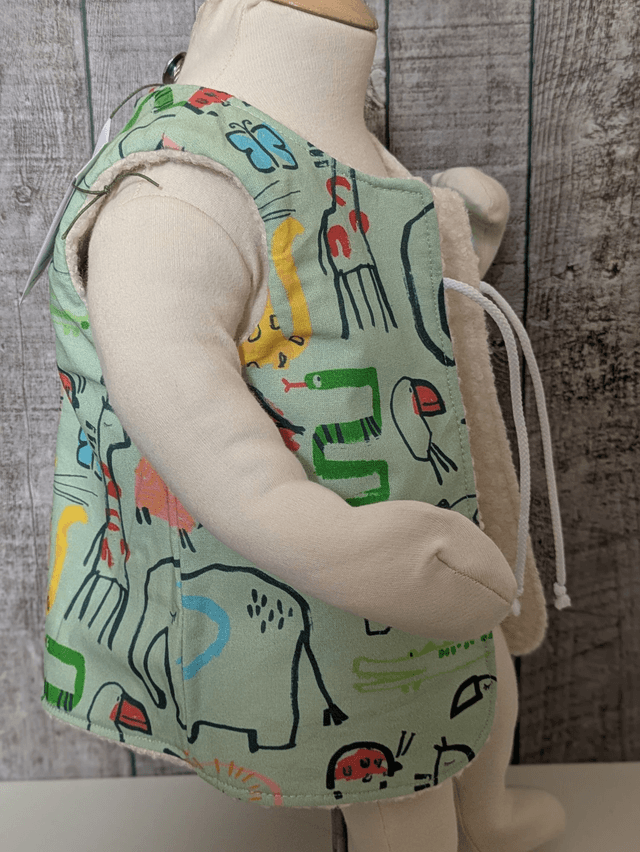 Gilet de berger 18 mois réversible