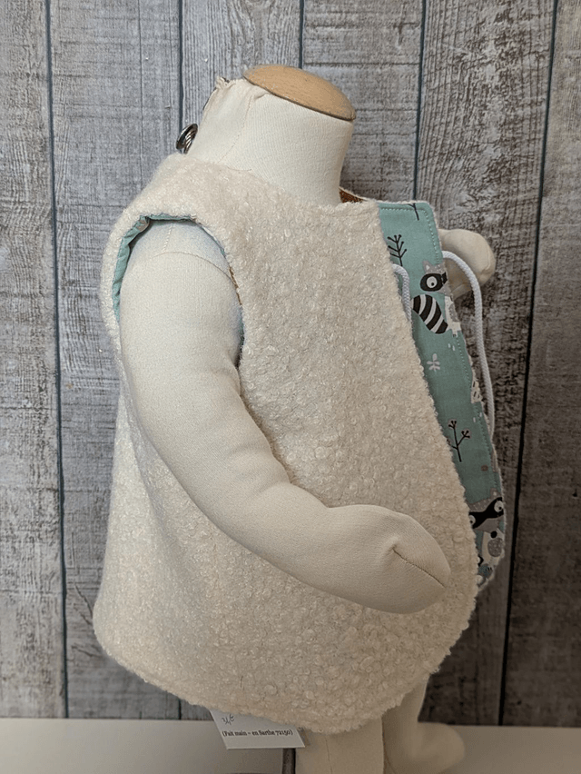 Gilet de berger 24 mois réversible