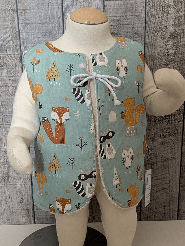 Gilet de berger 24 mois réversible