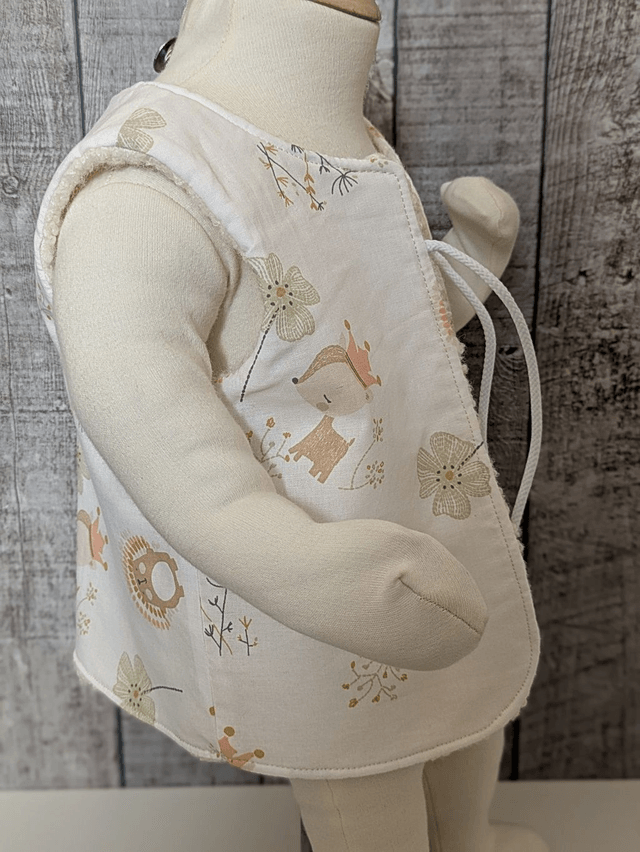 Gilet de berger 12 mois réversible