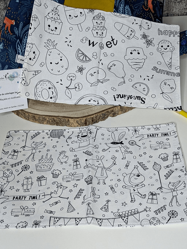 Livre coloriages lavables