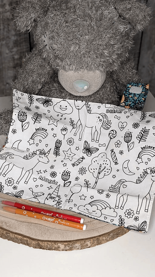 Feuille de coloriage lavable