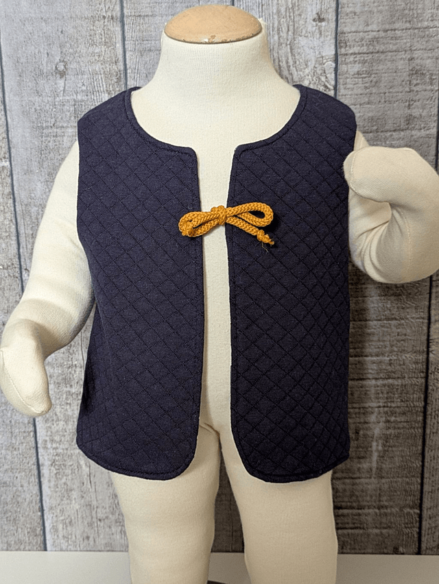 Gilet de berger 12 mois réversible