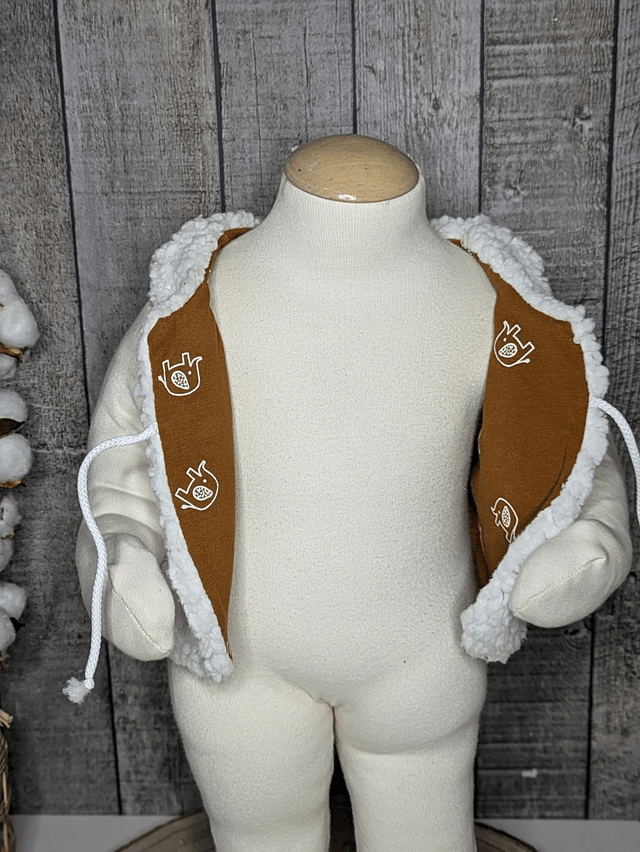 Gilet de berger 3 mois réversible