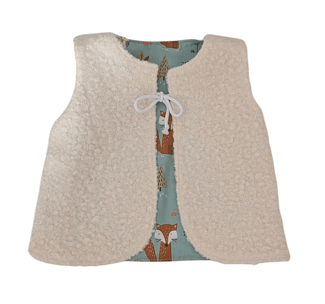 Gilet de berger 24 mois réversible